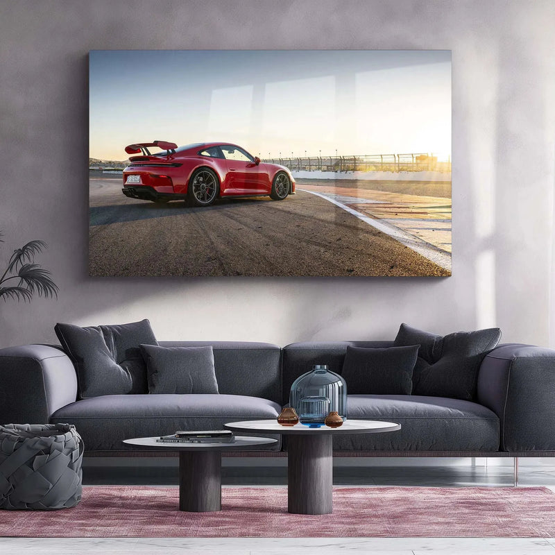 Car Metal Poster | 2025 Porsche 911 GT3-010 Metal Poster – High-Performance Sports Car Wall Art - TURTLEWINGS 
