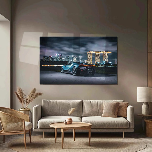 Car Metal Poster | Bugatti Tourbillon Metal Poster – Ultimate Hypercar Wall Art 1 - TURTLEWINGS 