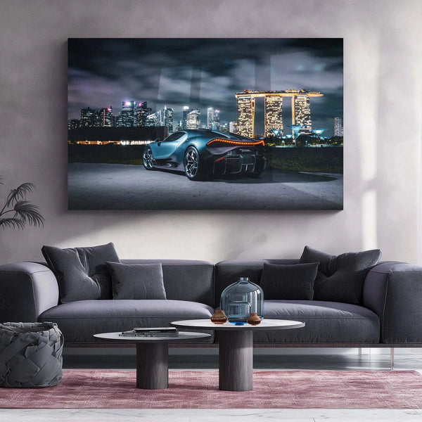 Car Metal Poster | Bugatti Tourbillon Metal Poster – Ultimate Hypercar Wall Art 1 - TURTLEWINGS 