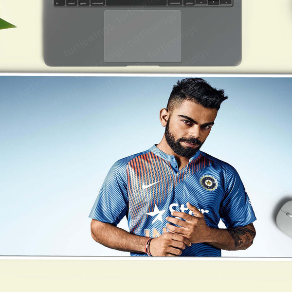 Virat kohli Deskmat – Mouse Pad for Office & Gaming | Smooth Surface, Non-Slip Base, Premium Print
