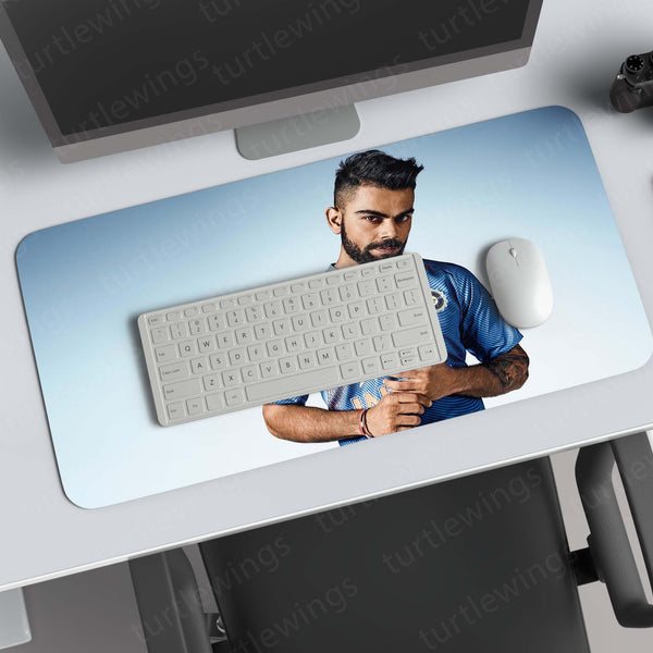 Virat kohli Deskmat – Mouse Pad for Office & Gaming | Smooth Surface, Non-Slip Base, Premium Print