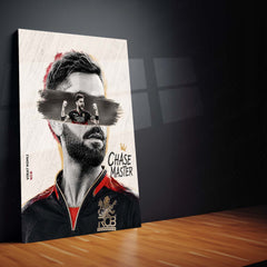 Virat Kohli RCB Celebration Metal Poster | IPL 2026 Cricket Champion Wall Art for Fans 04
