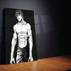 Baki Hanma Metal Poster | Anime Wall Art | Fighting Spirit & Martial Arts Decor 1 - TURTLEWINGS 