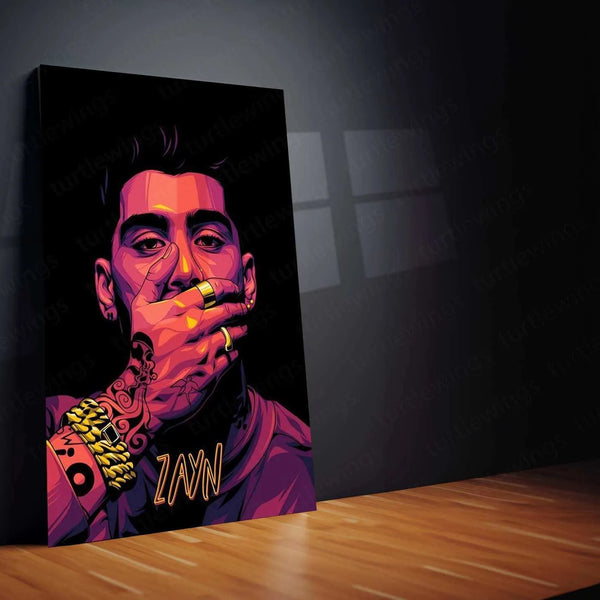 Zayn Malik Metal Poster – The Voice of a Generation - TURTLEWINGS 