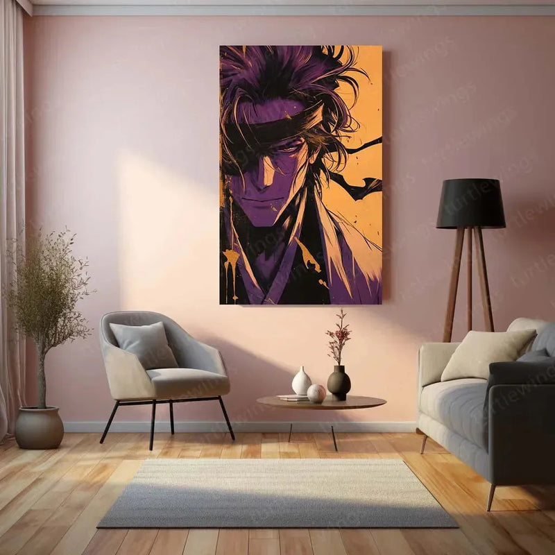 Bleach Anime Metal Poster | Ichigo Kurosaki | Soul Reaper Wall Art - TURTLEWINGS 