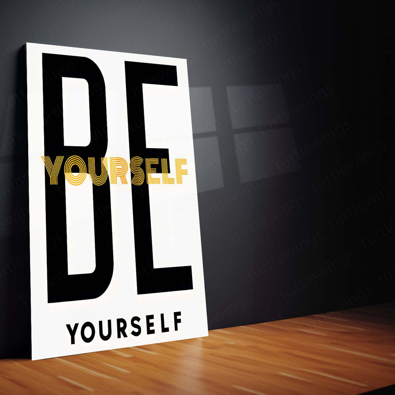 Motivational Metal Poster Set of 2 – Inspirational Quote Wall Frame Décor