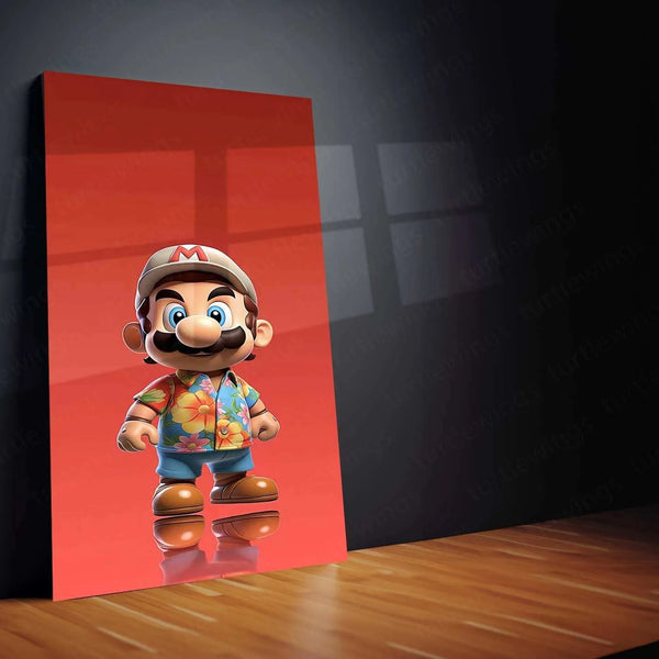 Super Mario Metal Poster | Retro Gaming Wall Art | Nintendo Collector’s Decor - TURTLEWINGS 