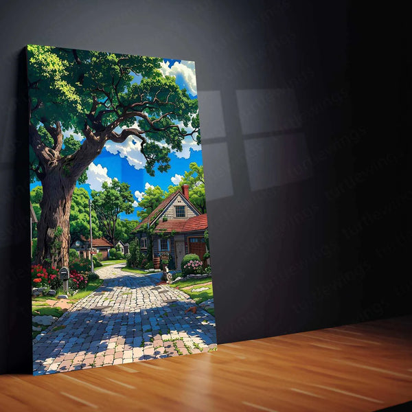 Nature Metal Poster | Scenic Landscape Wall Art | Tranquil Outdoor Decor - TURTLEWINGS 