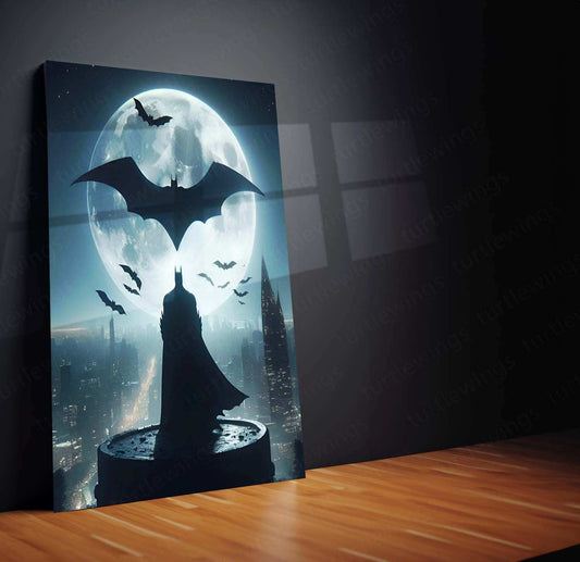 Batman Metal Poster – The Dark Knight Unleashed - TURTLEWINGS 