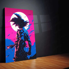 Black Goku Metal Poster | Dragon Ball Super Wall Art - TURTLEWINGS 