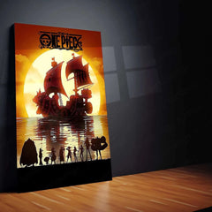 One Piece Metal Poster | Pirate Adventure Wall Art | Luffy & Crew Anime Decor - TURTLEWINGS 