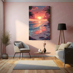 Nature Abstract Art Metal Poster - TURTLEWINGS 