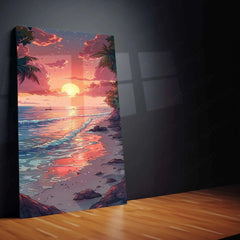 Nature Abstract Art Metal Poster - TURTLEWINGS 