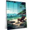 Ocean Nature Art Metal Poster | Tranquil Seascape & Coastal Beauty Wall Decor 2