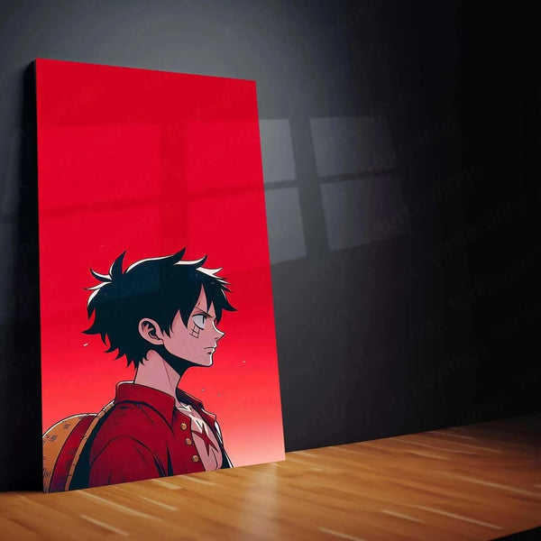 Monkey D. Luffy Metal Poster | One Piece Pirate King Art | Epic Adventure Wall Decor - TURTLEWINGS 