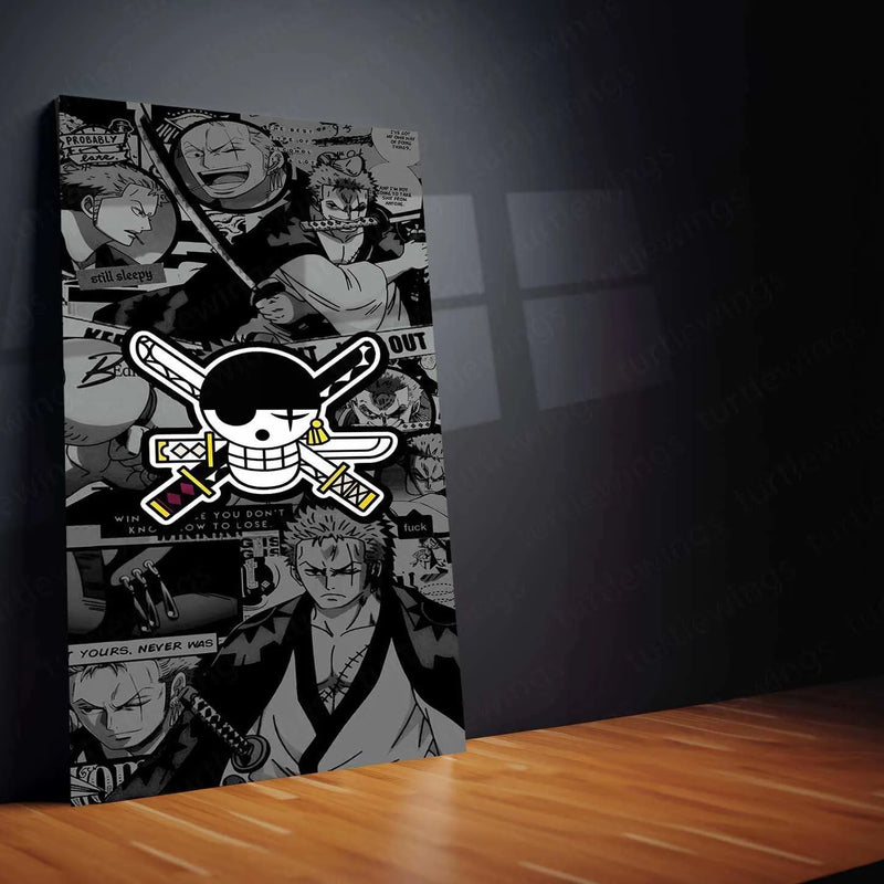 One Piece Zoro Metal Poster - TURTLEWINGS 