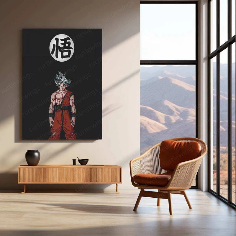 Dragon Ball Z Metal Poster | Super Saiyan Transformation Art - TURTLEWINGS 