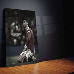 Cristiano Ronaldo Metal Poster | Football Legend Wall Art | CR7 Sports Decor - TURTLEWINGS 