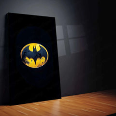 Batman Symbol Metal Poster – The Iconic Bat Emblem - TURTLEWINGS 