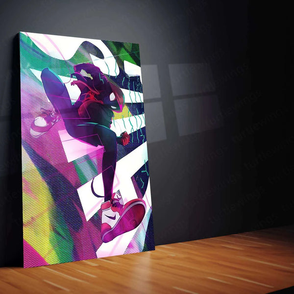 Spider-Man in Action Pose – Dynamic Marvel Poster or Mobile Back Skin - TURTLEWINGS 