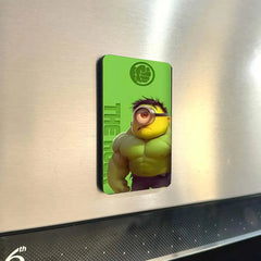 Fridge Magnets | Avengers x Minions Fridge Magnet – Fun Crossover Collectible for Superhero & Minion Fans Set of 5 ( 60 x 80 mm) - TURTLEWINGS 