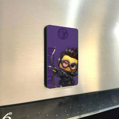 Fridge Magnets | Avengers x Minions Fridge Magnet – Fun Crossover Collectible for Superhero & Minion Fans Set of 5 ( 60 x 80 mm) - TURTLEWINGS 