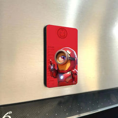 Fridge Magnets | Avengers x Minions Fridge Magnet – Fun Crossover Collectible for Superhero & Minion Fans Set of 5 ( 60 x 80 mm) - TURTLEWINGS 