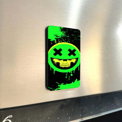 Emoji Fridge Magnet Set – Set of 8 Fun & Expressive Metal Magnets (60x80mm) | Quirky Décor for Fridge, Office, Locker & Gifting
