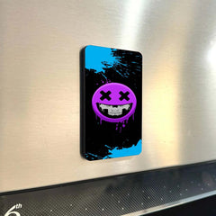 Emoji Fridge Magnet Set – Set of 8 Fun & Expressive Metal Magnets (60x80mm) | Quirky Décor for Fridge, Office, Locker & Gifting