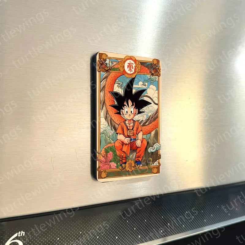 Fridge Magnets |Goku DBZ Collection Combo Fridge Magnets – Ultimate Dragon Ball Z Set of 5 ( 60 x 80 mm) - TURTLEWINGS 
