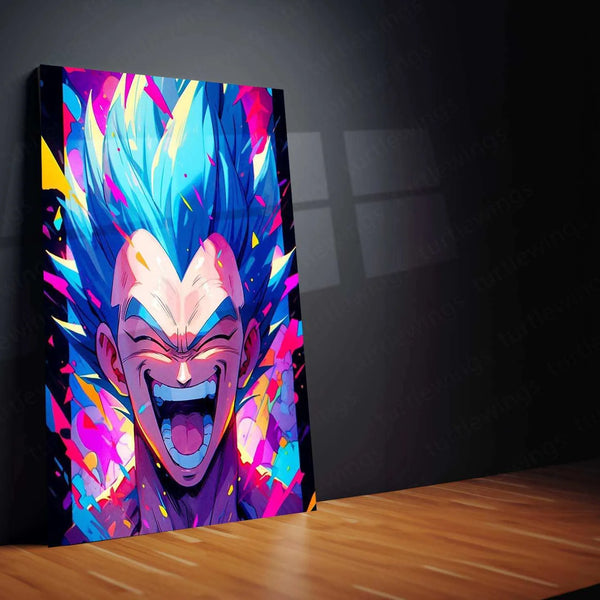 VEGETA – DbZ Metal Poster 3 - TURTLEWINGS 