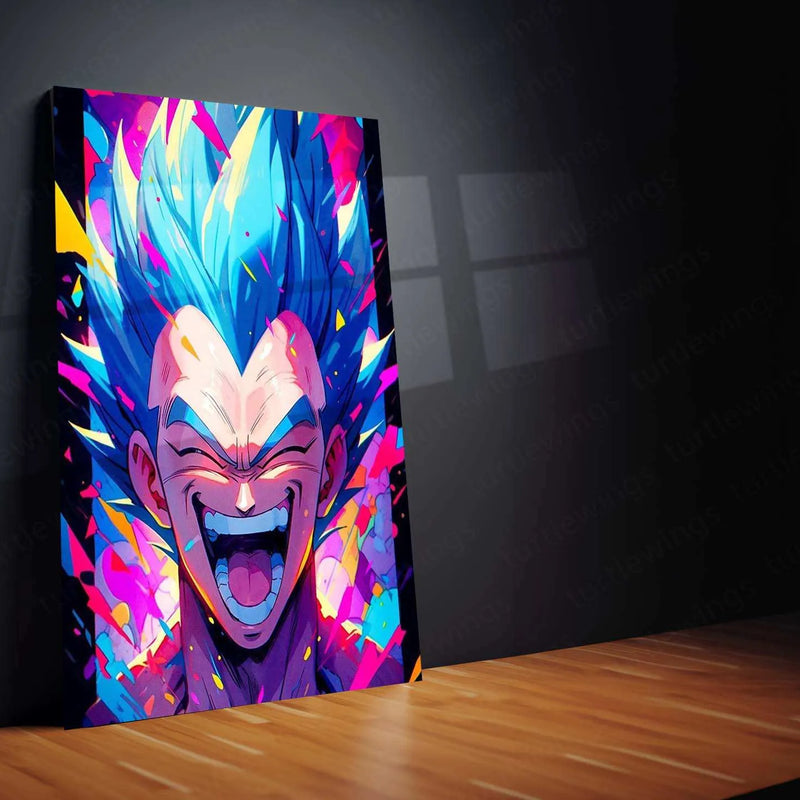 VEGETA – DbZ Metal Poster 3 - TURTLEWINGS 