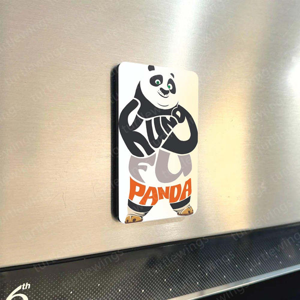 Kung Fu Panda Fridge Magnet Set of 5 – Premium Decorative Collection