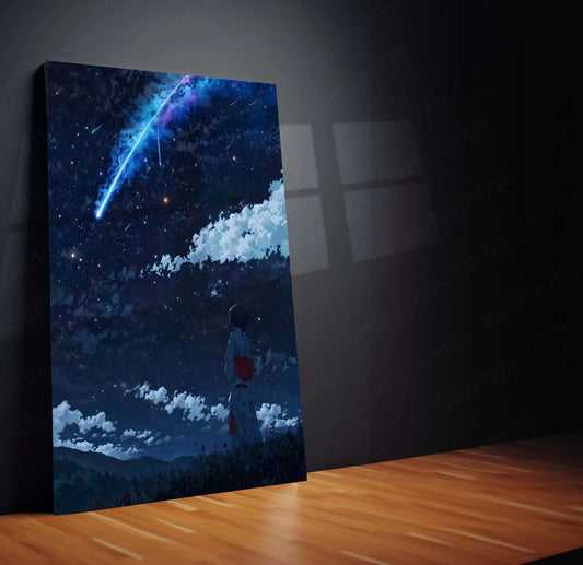Your Name Anime Metal Poster | Kimi no Na wa Wall Art