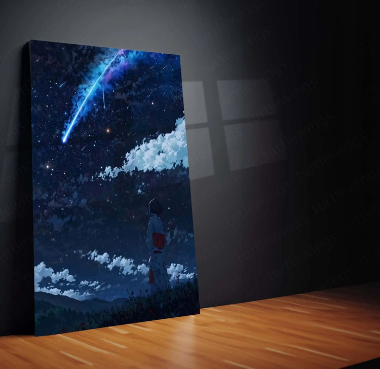 Your Name Anime Metal Poster | Kimi no Na wa Wall Art