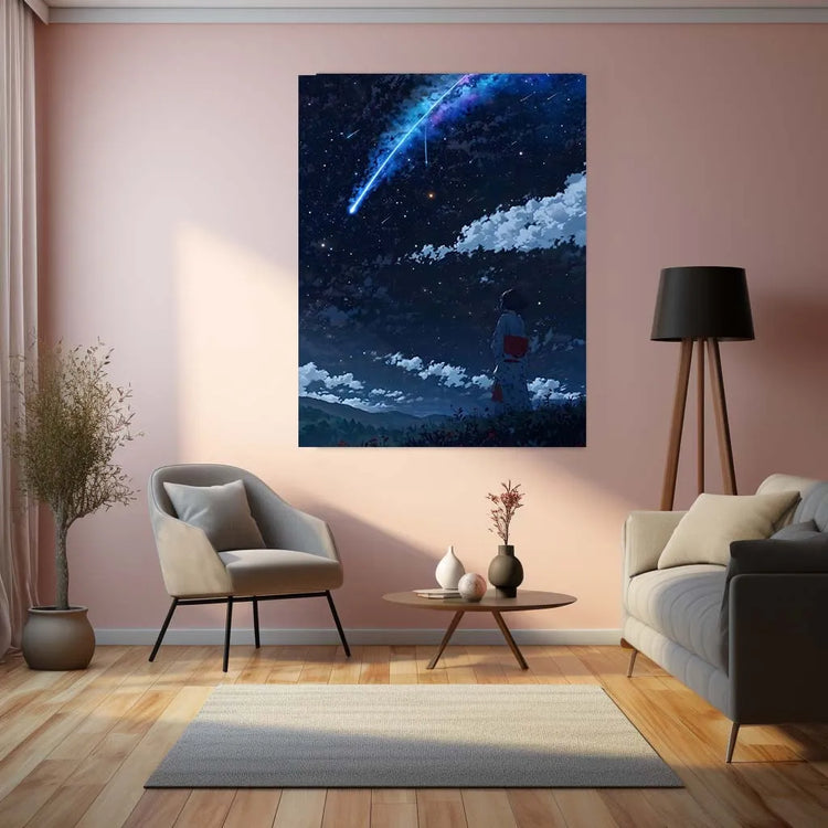 Your Name Anime Metal Poster | Kimi no Na wa Wall Art
