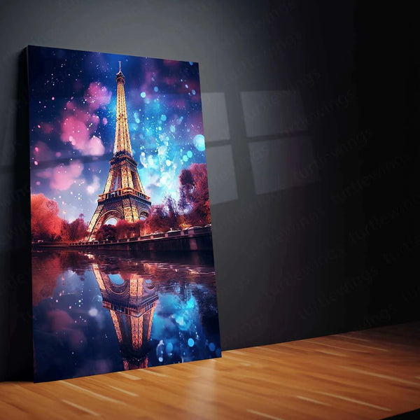 Paris Eiffel Tower Metal Poster – A Timeless Tribute to the City of Love - TURTLEWINGS 