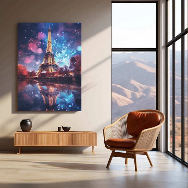 Paris Eiffel Tower Metal Poster – A Timeless Tribute to the City of Love - TURTLEWINGS 