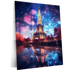 Paris Eiffel Tower Metal Poster – A Timeless Tribute to the City of Love - TURTLEWINGS 