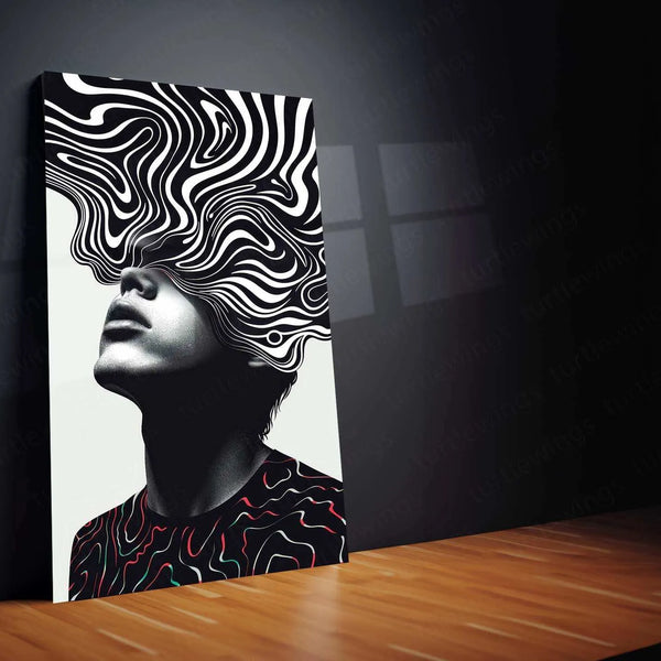 Aesthetic Metal Poster | Minimalist & Abstract Wall Art | Modern Room Decor - TURTLEWINGS 