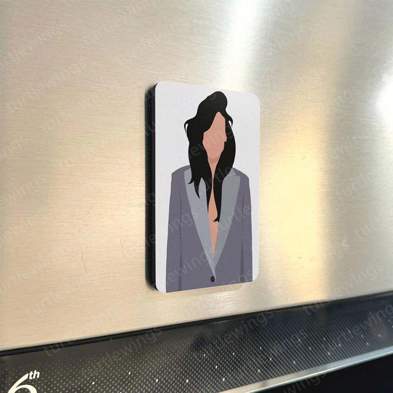 Minimalist Women Portraits – Set of 3,5 & 8 Fridge Magnets
