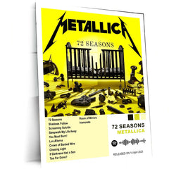 Metallica Complete Collection | Set of 11 | Set of 8 | Set of 4 | Album Posters Metal Frames Heavy Riffs. Legendary Albums. Thrash Metal History on Your Walls. - TURTLEWINGS 