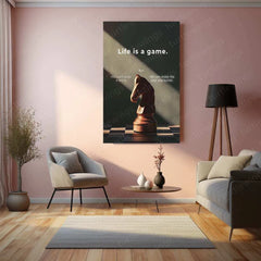 Horse Head Chess Piece – Symbolic Metal Artwork - TURTLEWINGS 