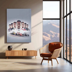 F1 2016 Metal Poster | Nico Rosberg Championship Edition | Formula 1 Racing Wall Art - TURTLEWINGS 