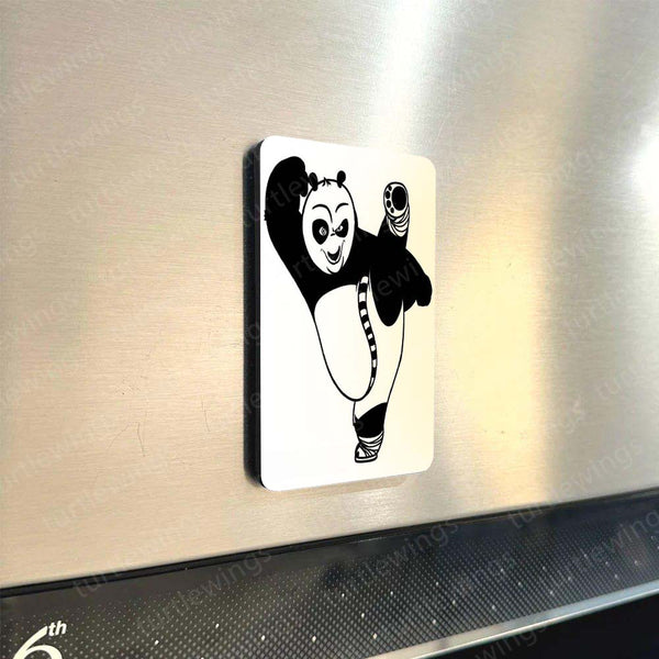 Kung Fu Panda Fridge Magnet Set of 5 – Premium Decorative Collection