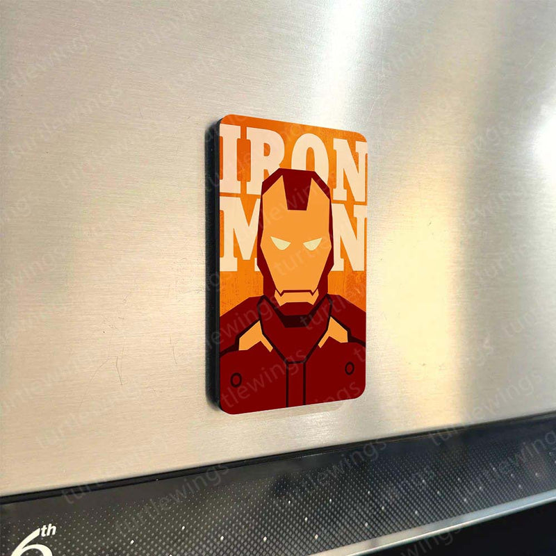 Fridge Magnets |Marvel Fridge Magnet Set – Set of 9 Superhero Metal Magnets (60x80mm)