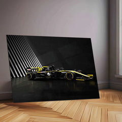 Renault R.S.19 Metal Poster | Formula 1 Racing Artwork | Renault F1 Team Decor - TURTLEWINGS 