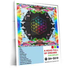Coldplay Complete Collection | Set of 11 | Set of 8 | Set of 4 | Album Posters Metal Frames Emotional Anthems. Stadium Magic. Timeless Wall Aesthetic. - TURTLEWINGS 
