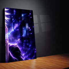 Anime Metal Poster Set of 3 | Jujutsu Kaisen | Satoru Gojo Purple Energy & Six Eyes Triptych Wall Art – product image 5