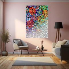 🎨 Abstract Art Metal Frame | Modern Aesthetic Wall Décor for Creative Spaces 02 - TURTLEWINGS 